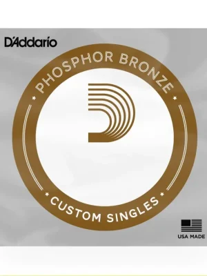 Cenově Výhodný D'Addario PB029 Phosphor Bronze Wound Acoustic Guitar Single String, .029