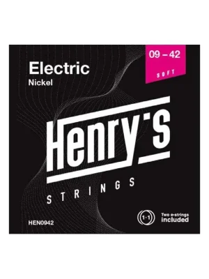 Výhodná Nabídka Struny pro elektrickou kytaru HENRY'S STRINGS 009“ - 042“