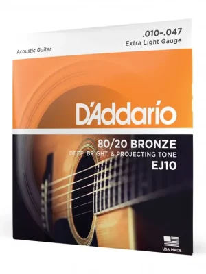 Výhodná Nabídka Struny pro akustickou kytaru Daddario EJ10 10-47
