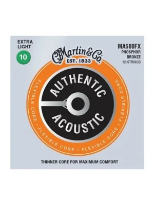 Cenová Bomba Struny na 12-ti strunnou akustickou kytaru MARTIN MA500FX