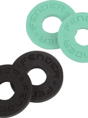 Zámky na popruh Fender Strap Blocks - Black, Surf Green Pouze Dnes