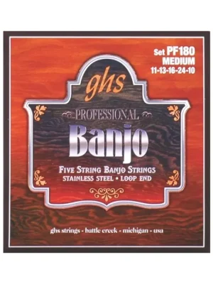 Akční Nabídka Struny na banjo GHS PF 180