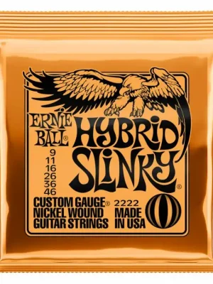 Nejlepší Volba Struny na elektrickou kytaru Ernie Ball Hybrid Slinky EB2222