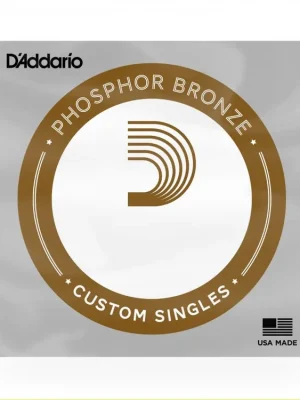 Super Cena D'Addario PBB065 Phosphor Bronze Acoustic Bass Single Strings Long Scale, .065