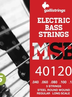 Struny na 5. strunnou baskytaru Galli Magic Sound MSB40120 Omezená Nabídka