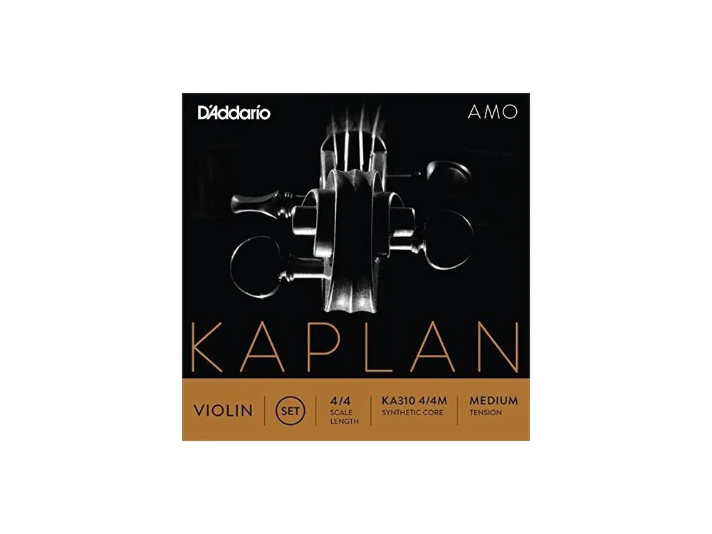 D'Addario Kaplan Amo Violin String Set, 4/4 Scale, Medium Tension Sleva