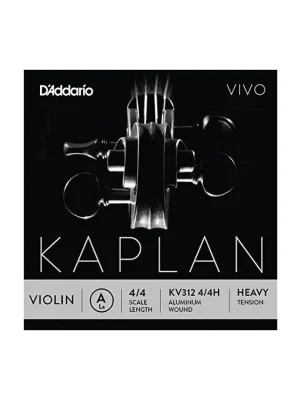 Přímo Od Výrobce D'Addario Kaplan Vivo Violin A String, 4/4 Scale, Heavy Tension