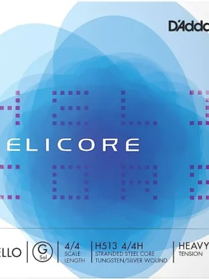 D'Addario Helicore Cello Single G String, 4/4 Scale, Light Tension Aktuální