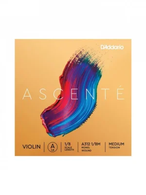 D'Addario Ascenté Violin A String, 1/8 Scale, Medium Tension Nejlepší Volba