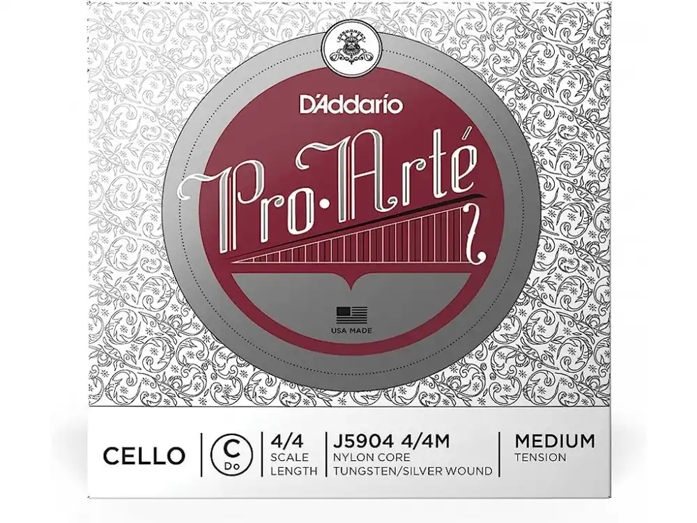 D'Addario Pro-Arte Cello Single C String, 4/4 Scale, Medium Tension Ihned K Objednání