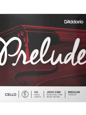 Výhodná Nabídka D'Addario Prelude Cello Single C String, 1/4 Scale, Medium Tension