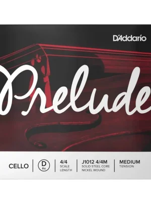Aktuální D'Addario Prelude Cello Single D String, 4/4 Scale, Medium Tension