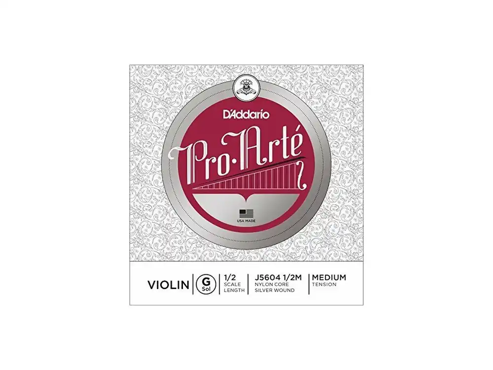 Tovární Cena D'Addario Pro-Arte Violin Single G String, 1/2 Scale, Medium Tension