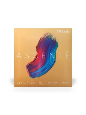 Přímo Od Výrobce D'Addario Ascenté Violin String Set, 4/4 Scale, Medium Tension