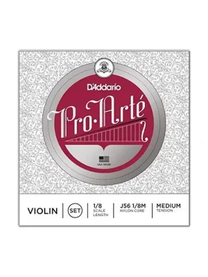 Ověřený D'Addario Pro-Arte Violin String Set, 1/8 Scale, Medium Tension