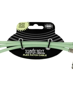 6475 Ernie Ball Flex Patch Cable - 6in / 15.2cm - Glow in Dark - 3-Pack Rychlé Dodání