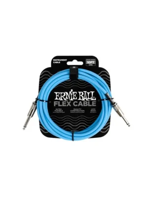 Objednat Nyní Ernie Ball Flex Instrument Cable Straight/Straight Modrá 6 m Rovný - Rovný