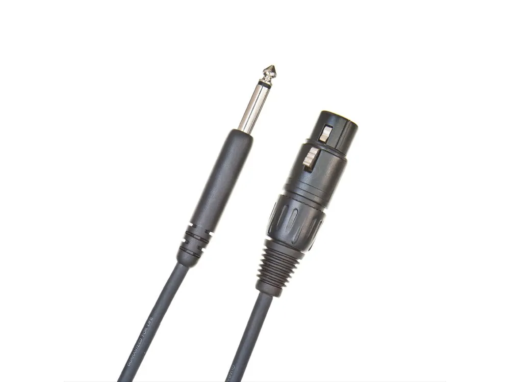 Originální D'Addario Classic Series Unbalanced Microphone Cable, XLR-to-1/4-inch, 25 feet