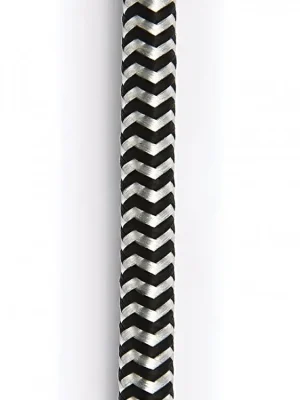 D'Addario Custom Series Braided Instrument Cable, Grey, 15' Akční Cena