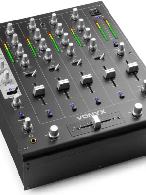 STM-7010 Mixážní 4 kanálový pult pro Dj s USB Originální