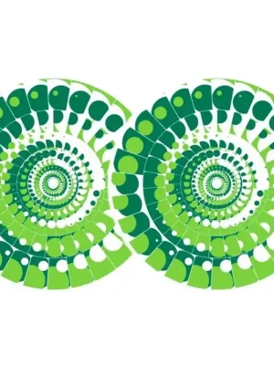 Slipmats Moon Green Levný