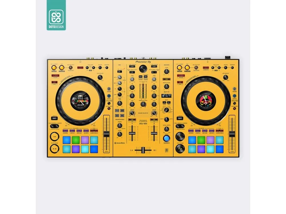 Akční Cena Skin DDJ-800 FULL COLORS Dark Yellow
