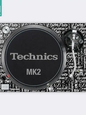 Vrácení Zdarma Skin SL-1200 / 1210 MK2 SCRATCH STYLE Black