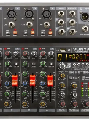 VM-KG08 8-kanálový mix BT/DSP/USB Objednat Nyní