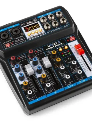 VMM-P500 4-Channel Music Mixer With DSP/USB AND MP3/BT Aktuální