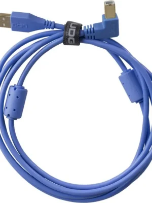 Značkový Ultimate Audio Cable USB 2.0 A-B Blue Angled 2m