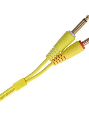 Must-Have Ultimate Audio Cable Set 1/4'' Jack - 1/4'' Jack Yellow Straight 1,5m