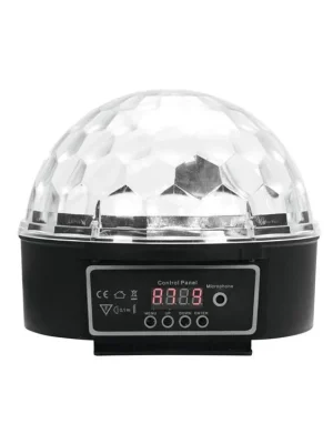 Sezónní Sleva LED Half Ball 6x 1W RGBAW DMX, paprskový efekt