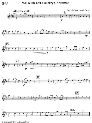 15 Easy Christmas Carols + CD / altový saxofon a klavír Ověřený