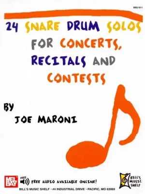 24 Snare Drum Solos for Concerts, Recitals and Contests Objednat Nyní