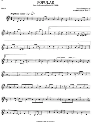 101 Broadway Songs for Horn / 101 muzikálových melodií pro lesní roh Pouze Dnes