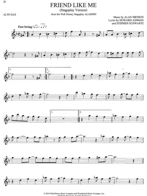 101 Broadway Songs for Alto Sax / 101 muzikálových melodií pro altový saxofon Nejprodávanější