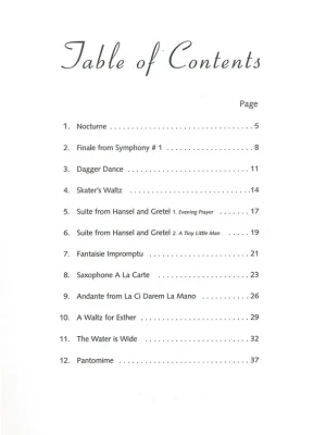 1st RECITAL SERIES alt saxofon - klavírní doprovod Omezená Nabídka