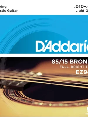 D'ADDARIO EZ940 80/15 Bronze Light - .010 - .050 Poslední Šance