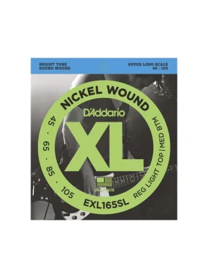 Pouze Dnes D'ADDARIO EXL165SL Super Long Scale - .045 - .105