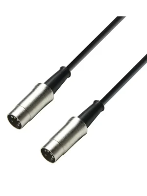 ADAM HALL 3 Star Series - K3 MIDI 0300 BLK-5 Cenově Výhodný