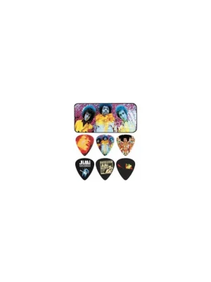 DUNLOP JHPT01M Jimi Hendrix Pick Tin Are You Experienced Zlevněný