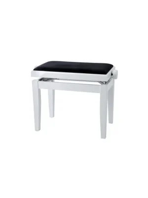 GEWA Piano Bench Deluxe 130.020 White Matt Omezená Nabídka