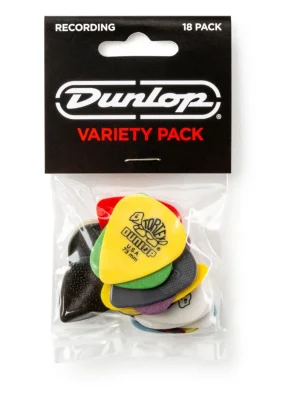DUNLOP Recording Pick Variety Pack - 18 pack Přímo Od Výrobce