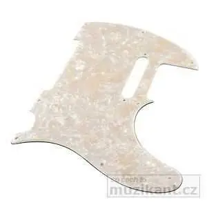 FENDER Pickguard Tele 8 Hole Mount 4-Ply White Pearl Kup Teď