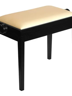 Aktuální Stolička klavírní Discacciati105R/40/23E černý mat/béžový vinyl