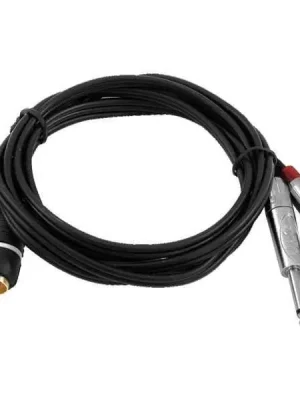 Novinka OMNITRONIC Adaptační kabel 2xJack/2xRCA 6m bk