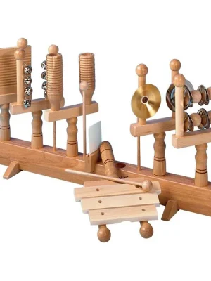 Levný GOLDON - perkusní sada na stojanu