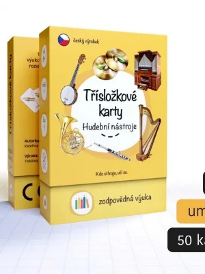 ZODPOVĚDNÁ VÝUKA Třísložkové karty: Hudební nástroje Jen Po Omezenou Doba