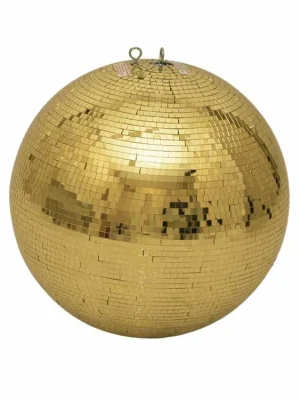 Zrcadlová koule 40 cm, zlatá Cenově Výhodný