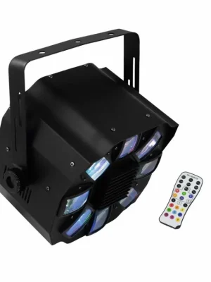 Eurolite LED Shogun 6x 3W RGBAWP s DO DMX, paprskový efekt Poslední Šance